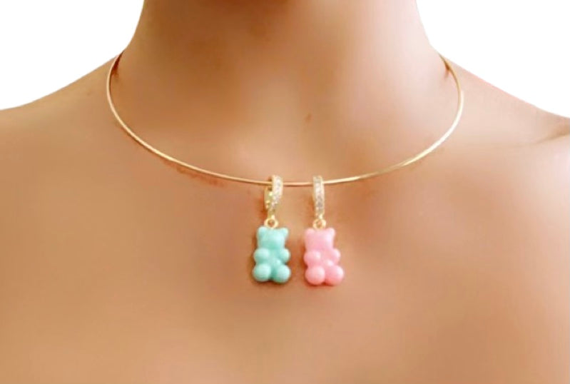 Gummy Bear Sparkle Charm in Uncommon Green