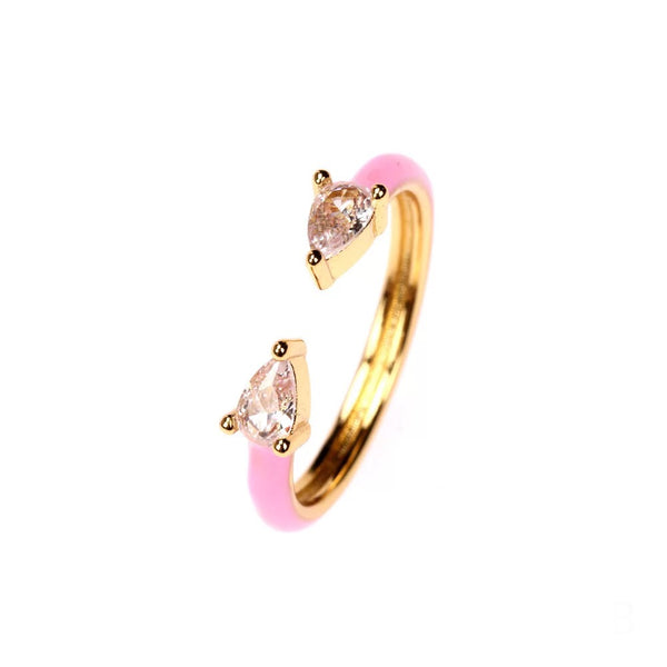 Sparkle Together Ring in Puff Pink