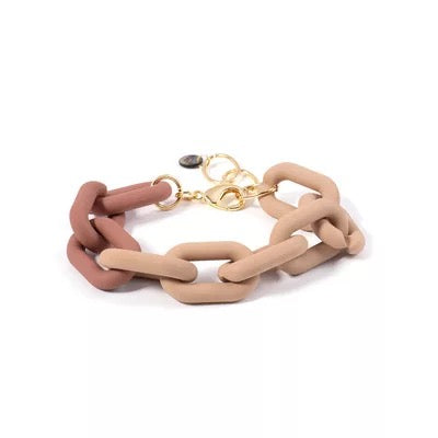 Chain Of Love Bracelet in Hot Chocolate