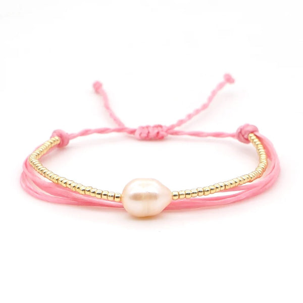 Pink Icing Freshwater Pearl Bracelet