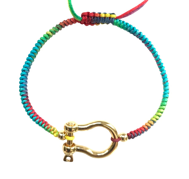 Wrapped In A Rainbow Toggle Bracelet