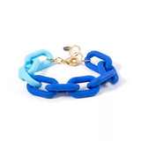 Chain Of Love Bracelet in Blue Water