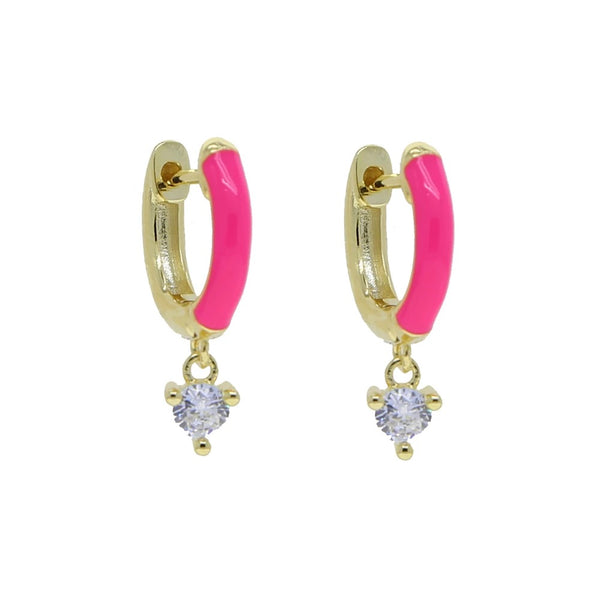 Thalia Earrings in Pink Ice