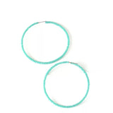 Endless Turquoise Hoops